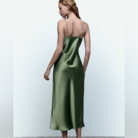 Zara sparkly strap slip dress ,Absolutely new size M - Picture 3 of 3